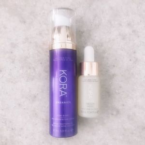 Kora face serum and face oil